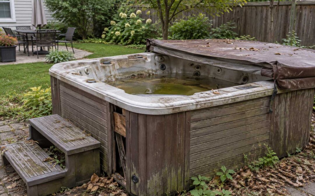 Old Hot Tub Taking Up Space? When Removal Makes More Sense Than Repair